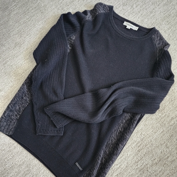 Calvin Klein Men's Supima Cotton Crewneck Sweater Black Size Medium